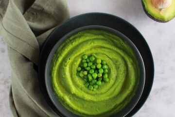 pea mint avocado soup